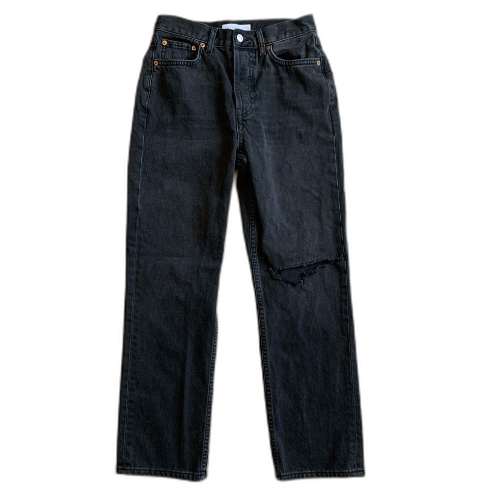 Topshop Button Fly Dad Jeans Size 27